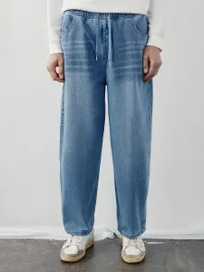 Джинсы Befree baggy fit со средней посадкой на резинке