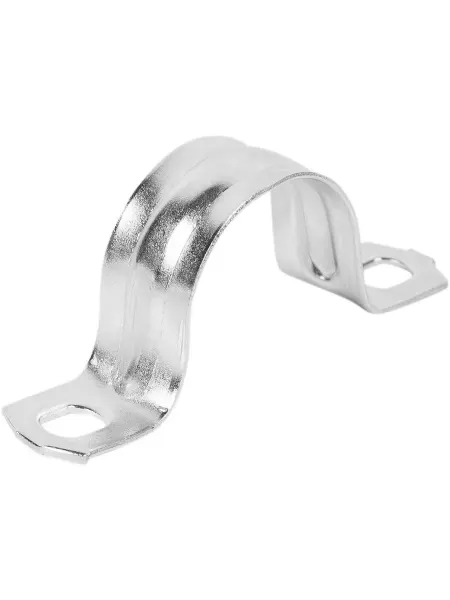 Скоба двухлапковая Oxion D19-20 мм оцинкованная 10 шт