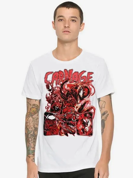 Dream ShirtsФутболка Карнаж / Веном / Мужская белая M