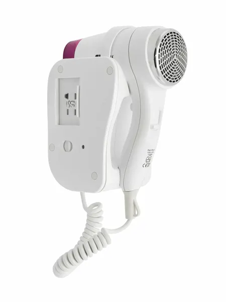 Фен BIONIK BK7004, мощность 1200Вт, 3 скоростных режима, настенный, белый