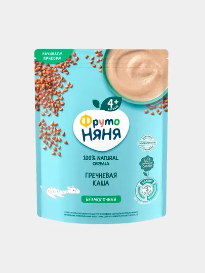 Каша гречневая безмолочная ФрутоНяня, 190 г - Детские каши