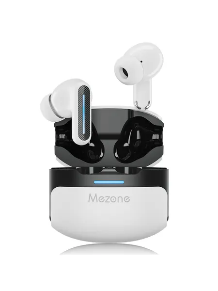 Наушники Mezone SATURNO, Planet Series, TWS, беспроводные, белые