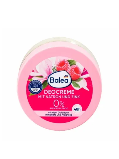 Balea DeoCreme с Натрием и Цинком, Дезодорирующий крем с пищевой содой, 50 мл
