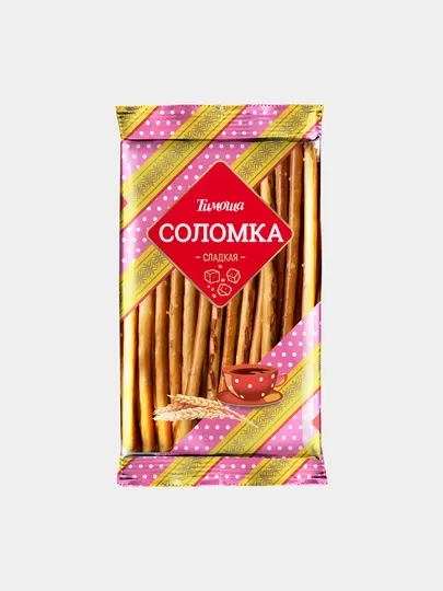 Изделия хлебобулочные хрустящие. Соломка сладкая "Тимоша" , 100 г - Сухарики, сухари, баранки, сушки