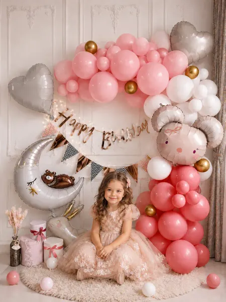 Dreamy Balloons Фотозона на день рождения девочке