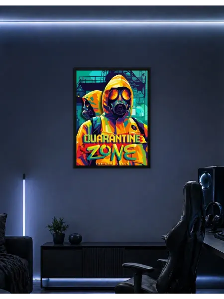 Postersbase Постер на стену Карантинная зона Последняя проверка 30x40