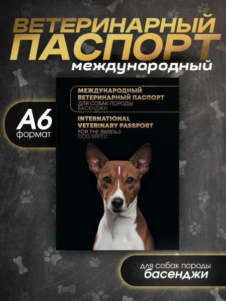 Bamboook Ветеринарный паспорт для собак басенджи