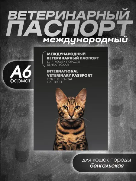 Bamboook Ветеринарный паспорт для кошек породы бенгальская