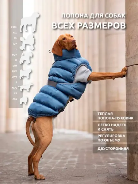Bananadog Одежда для собак мелких, средних и крупных пород. Попона