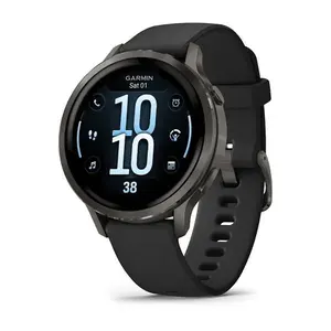 Garmin Смарт-часы Slate with Black Silicone Band, Slate with Black Silicone Band