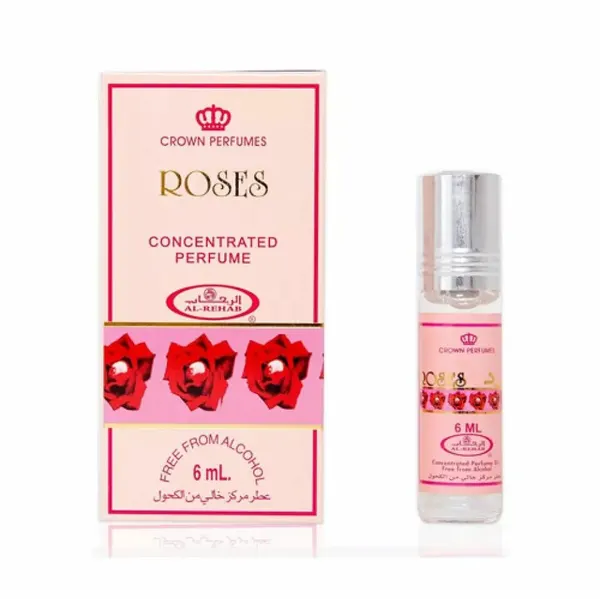 Арабские масляные духи Роза / Perfumes Roses Al-Rehab 6 мл