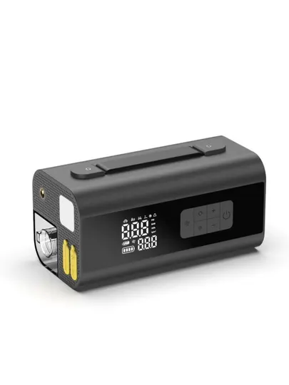 Автомобильное пусковое устройство: стартер, компрессор, фонарь насос Power Bank