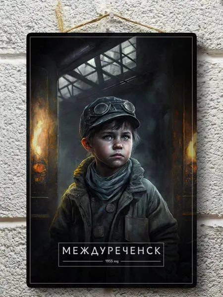 Города и страны НЕЙРОСЕТЬ Постер Междуреченск