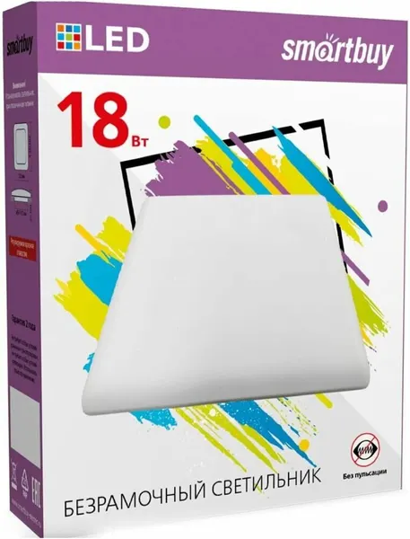 Светильник настенный Smartbuy потолочный SBL-BDLS-18-65K 18W/6500К