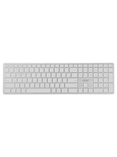 Клавиатура беспроводная ACER OKR301 белый серебристый (ZL K