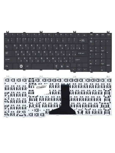 Mobparts Клавиатура для ноутбука Toshiba Satellite C650, C660, L650