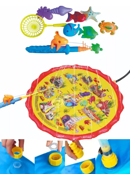 Play Market Развивающий аква коврик для малышей рыбалка