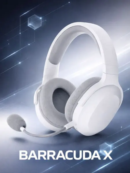 Razer Наушники беспроводные Baracuda x для игр белые