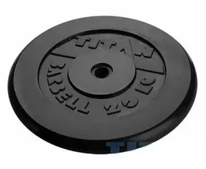 Диск блин обрезиненный TITAN Barbell 20 кг d31 для штанги и гантелей