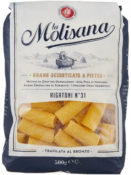 LA MOLISANA Макаронные изделия 31B RIGATONI Трубки рифленые 500г