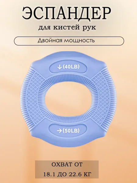 Эспандеры для кистей с двойной мощностью (40LB)-(50LB)