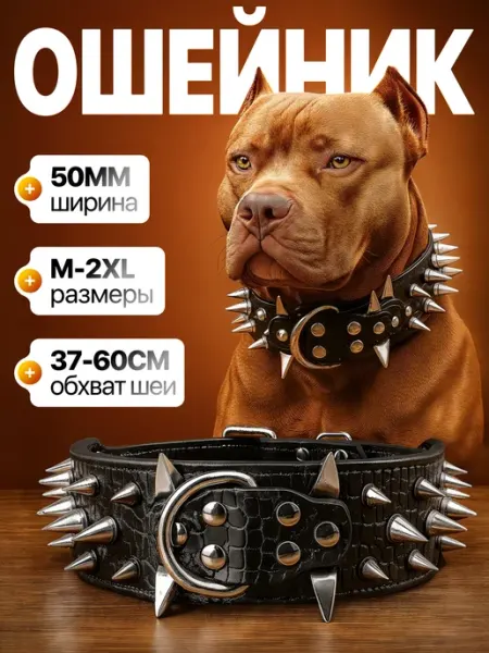 Doggy&Dog Shop Ошейник для собак кожаный