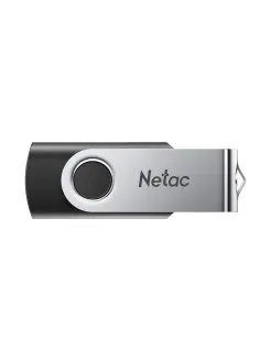 USB флеш-накопитель 64Gb Netac U505 чёрный/серебро USB 2.0 (NT03U505N-064G-20BK)