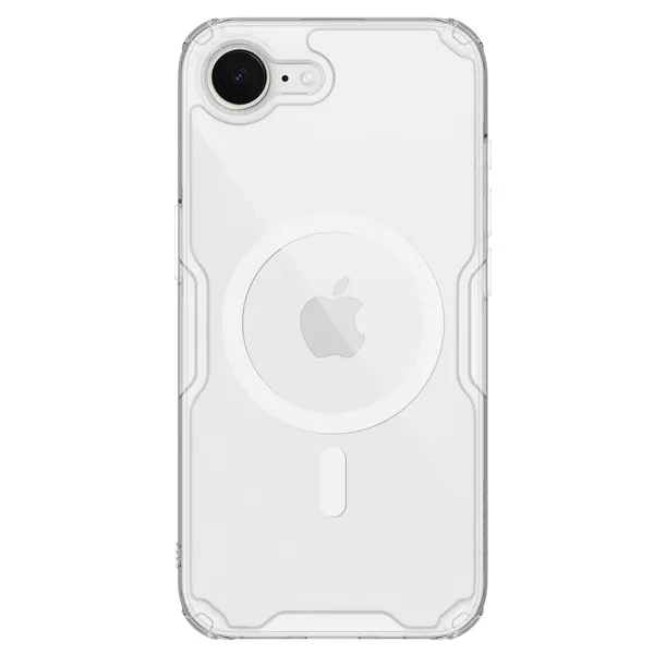 Чехол усиленный от Nillkin с поддержкой MagSafe для iPhone 16e и iPhone 17e, серия Nature TPU Pro Magnetic