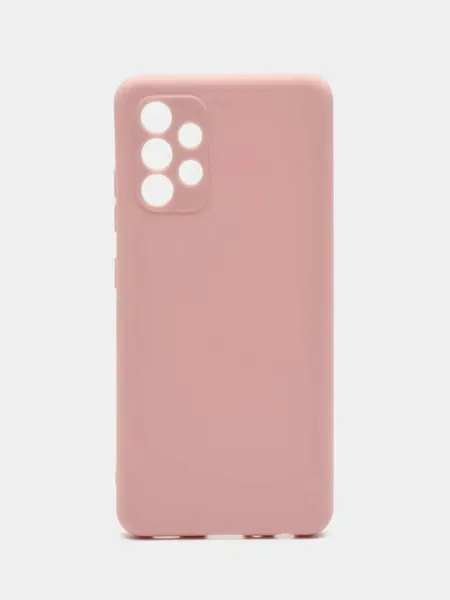 Накладка с защитой камеры для Samsung Galaxy A52/A52s, светло-розовый