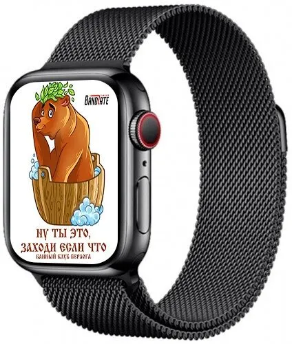 Умные часы BandRate Smart PRIKOLYBBWB с мониторингом сна, ЧСС, пульсометром