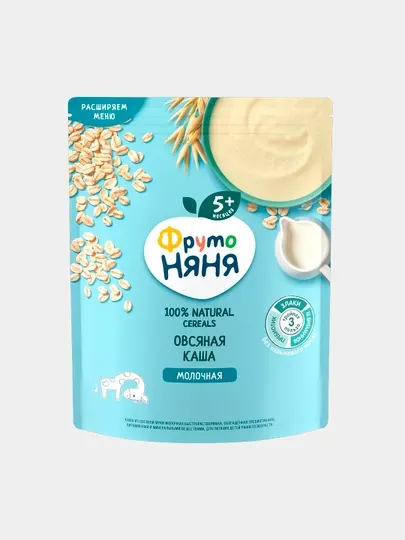 Каша овсяная молочная ФрутоНяня, 190 г - Детские каши