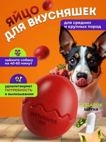 BarryPets Игрушка для Крупных пород собак лизалка Kong