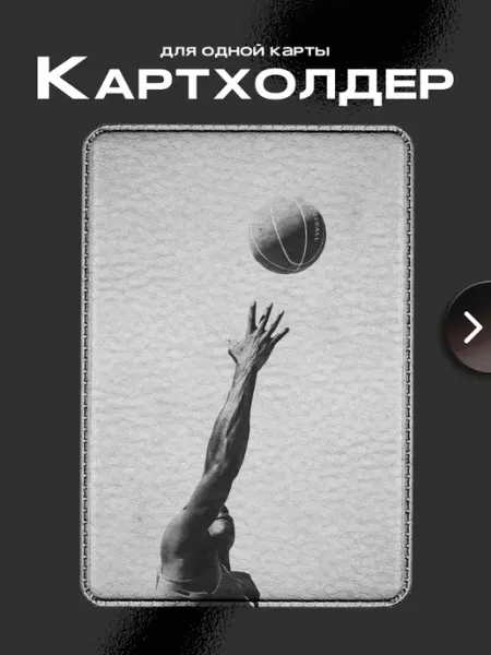 Pictura Картхолдер для банковских карт и визиток Баскетбол Basket