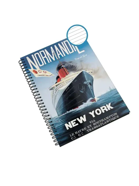 Каждому Своё Travel Блокнот Лайнер Нормандия Ретро Морская Тематика Путешествия