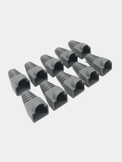 Изолирующий колпачок для коннектора RJ-45, серый, 10 шт rg 45 - Коннекторы