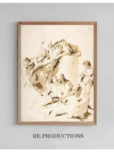 Re.productions Постер Scherzo di Fantasia - Giovanni Battista Tiepolo