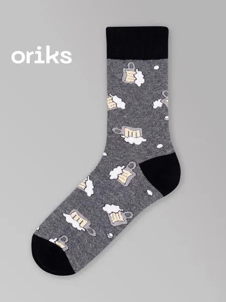Oriks Носки с принтом пиво подарок мужчине мальчику