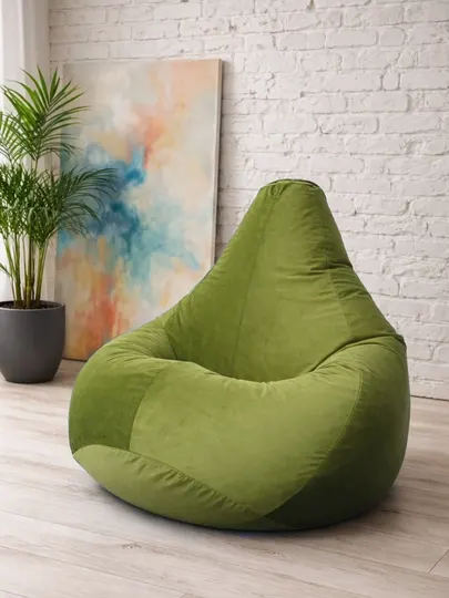 Кресло мешок "XXL" Beanbag - бинбег из мебельного велюра