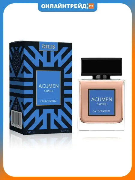 Dilis Parfum Мужская парфюмерная вода Acumen Saphir, 100 мл
