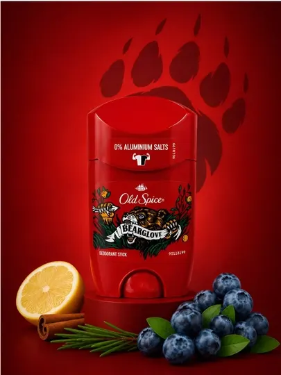 Дезодорант-стик мужской Old Spice Bearglove, длительная свежесть и защита, 50 мл
