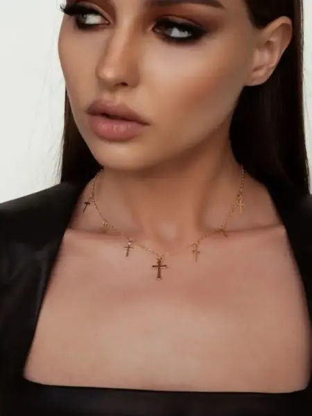 Beatrice Jewellery Цепочка на шею чокер женская бижутерия