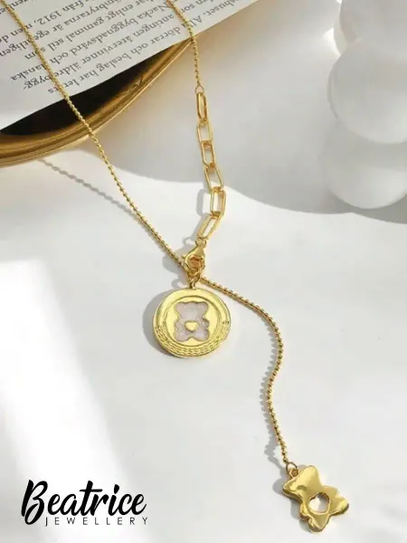 Beatrice Jewellery Цепочка на шею с подвеской мишки