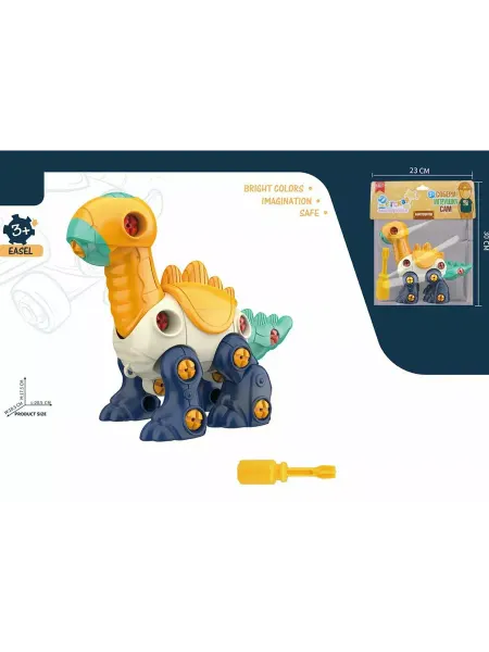 Play Smart Конструктор пластмассовый с отверткой Динозавр