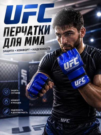 Перчатки для ММА UFC, тренировочные перчатки для единоборств, грэпплинга, бокса - Перчатки для единоборств