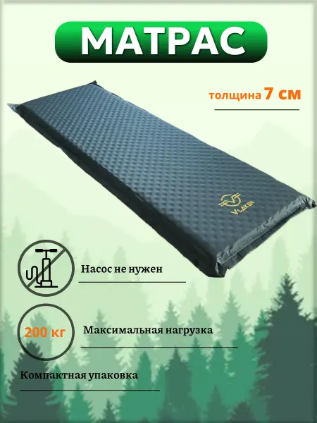 Bestseller's Матрас коврик для кемпинга самонадувающийся одноместный