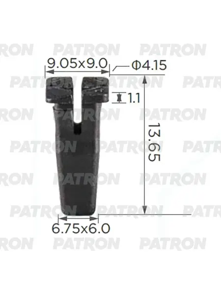 PATRON Втулка пластиковая Тойота, Лексус применяемость втулка крепл