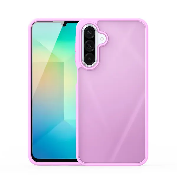 Прозрачный матовый чехол розового цвета (Rose Pink) для Samsung Galaxy A26 5G, серия Yind Series от Dux Ducis