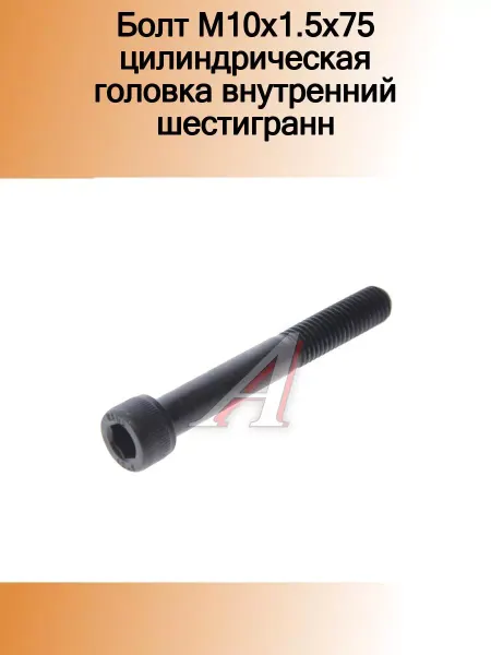 NO NAME Болт М10х1.5х75 цилиндрическая головка внутренний шестигран