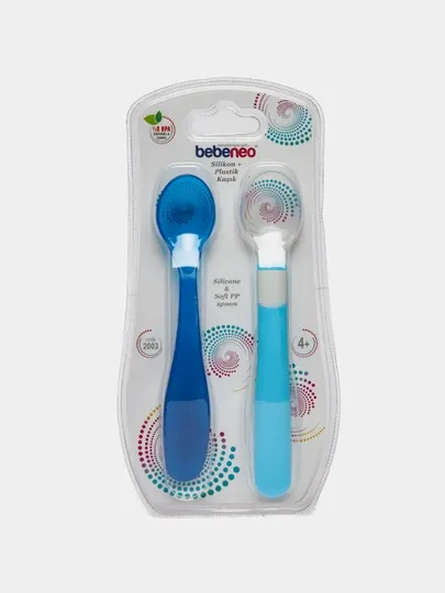 Приборы для кормления детей Bebeneo, ложка и вилка