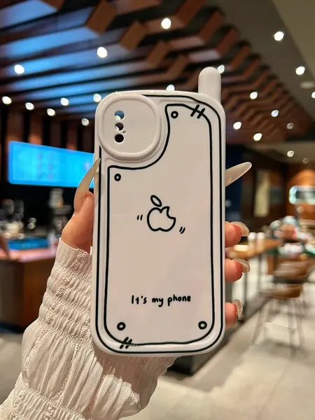 Чехол О'Кейси, накладка, для iPhone X/XS, защита камеры, белый/черный